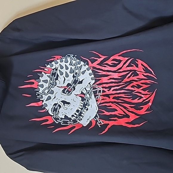 Lurking Class By Sketchy Tank Impale Mens Black Snowboard Jacket Sz XXL EUC - Picture 4 of 15